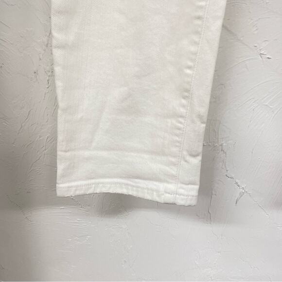 Joes Jeans Vintage Reserve White Distressed Easy Crop Jeans Womens 28 Straight - Picture 2 of 14